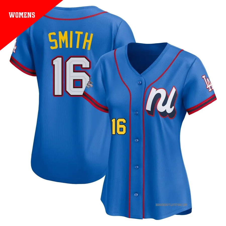 Los Angeles Dodgers ＃16 Will Smith Women's Blue Limited National League 2025 All-Star Edition Jersey