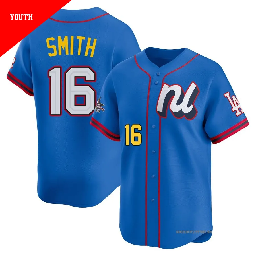 Los Angeles Dodgers ＃16 Will Smith Youth Blue Limited National League 2025 All-Star Edition Jersey