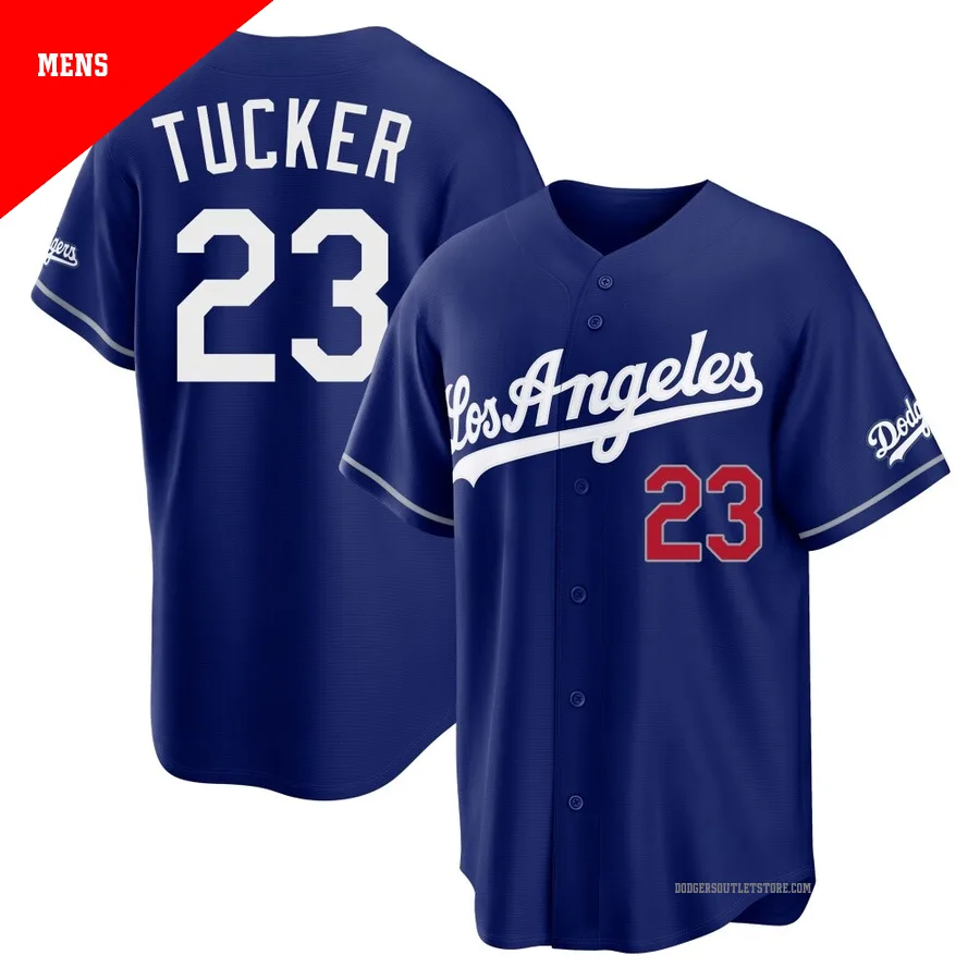 Los Angeles Dodgers ＃23 Kyle Tucker Men's Royal Limited Alternate Stadium Jersey